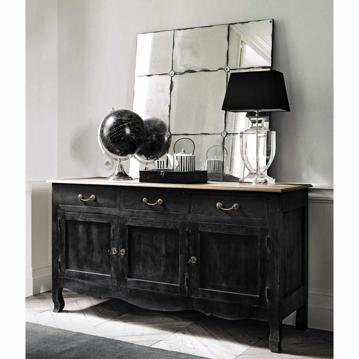 VERSAILLES - Black Mango 3-Door Sideboard – image 10