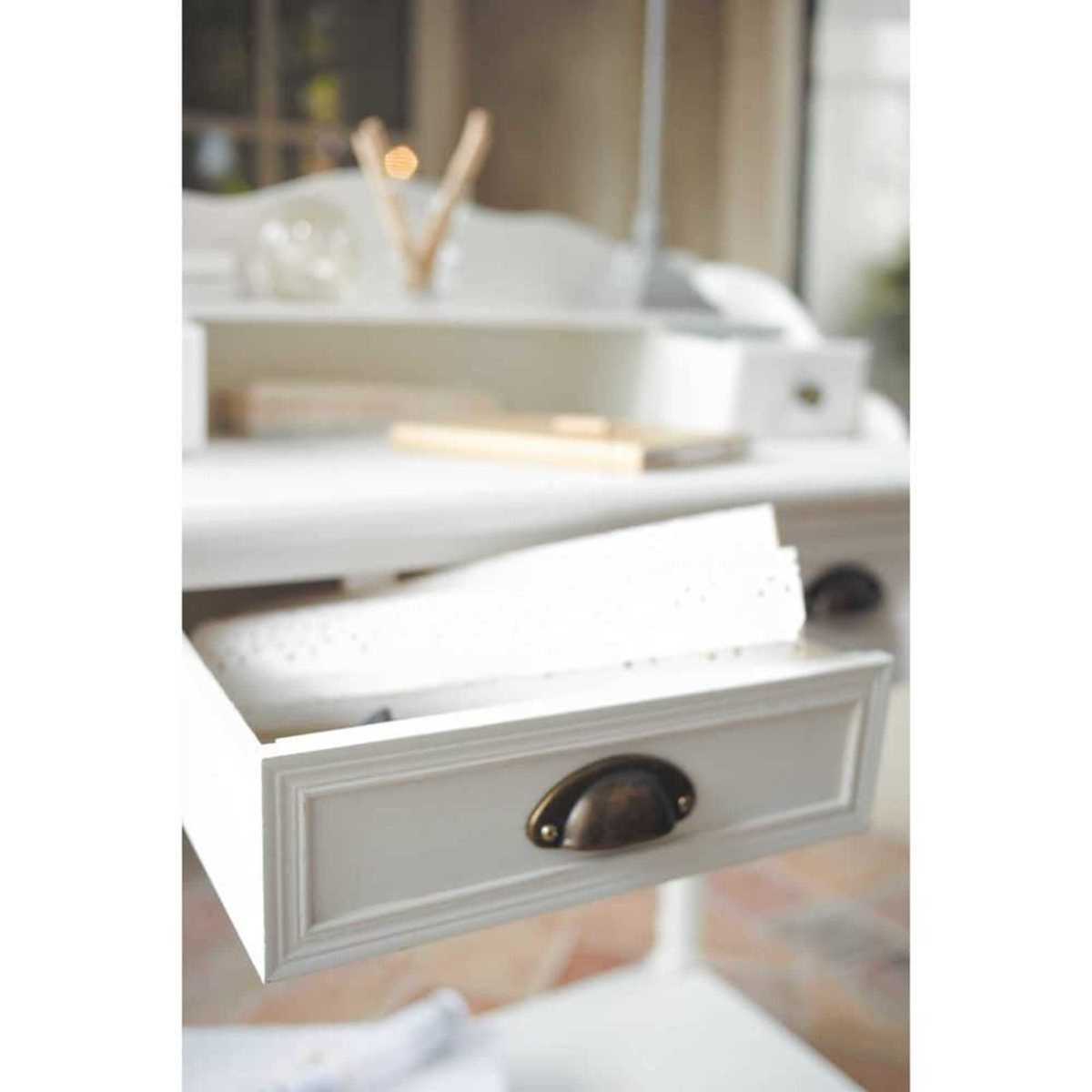 JOSÉPHINE - Paulownia wood sideboard in white W 86cm – image 6