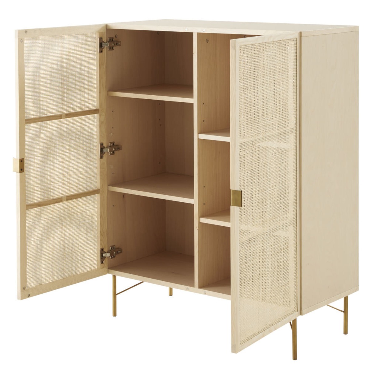 2-Door Woven Rattan Wardrobe Solstice – image 3