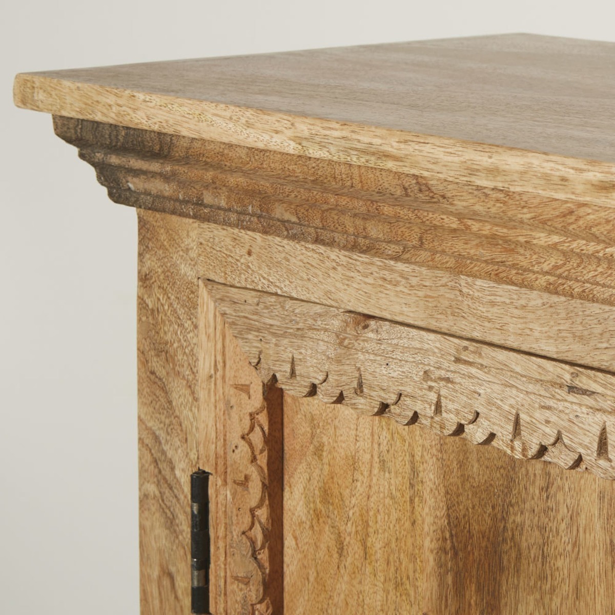 Solid Mango Wood 2-Door Storage Cabinet Kohima – image 6
