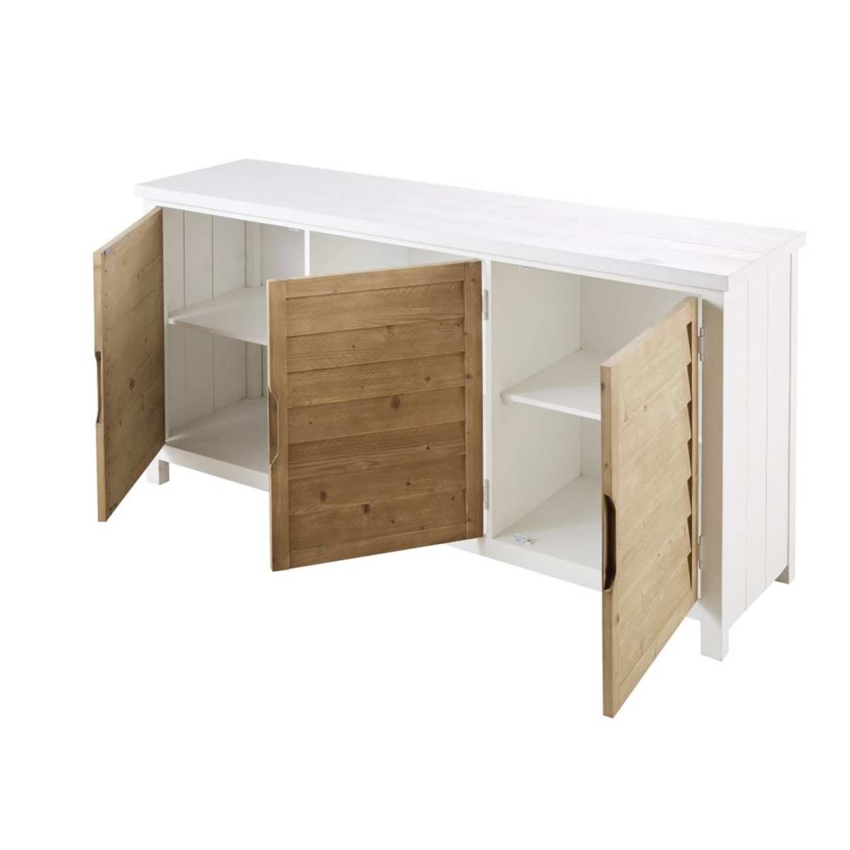 Two-Tone 3-Door Solid Spruce Sideboard Esterel – image 2