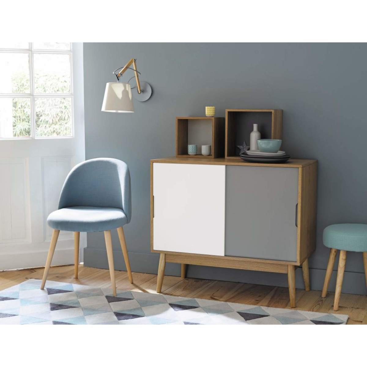 FJORD - Vintage White and Grey Sideboard – image 2