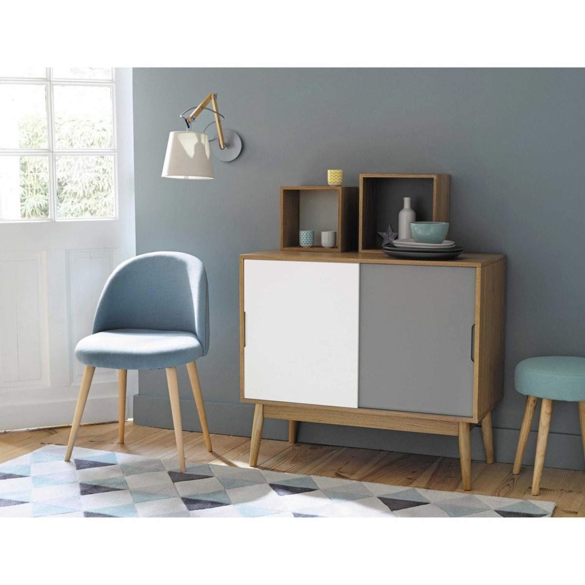 FJORD - Vintage White and Grey Sideboard – image 8