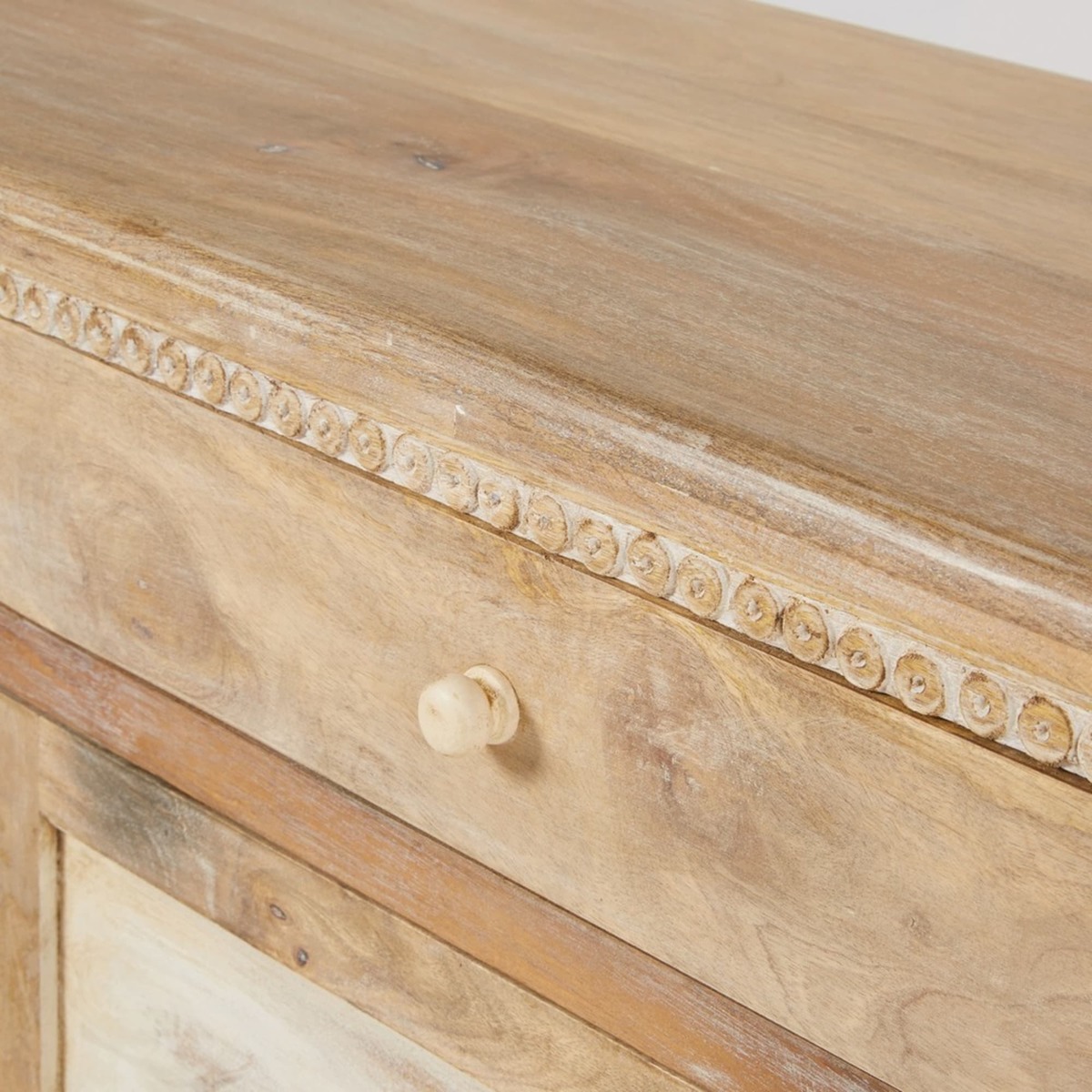 CARAIBA - Solid Mango Wood 3-Door Sideboard – image 5