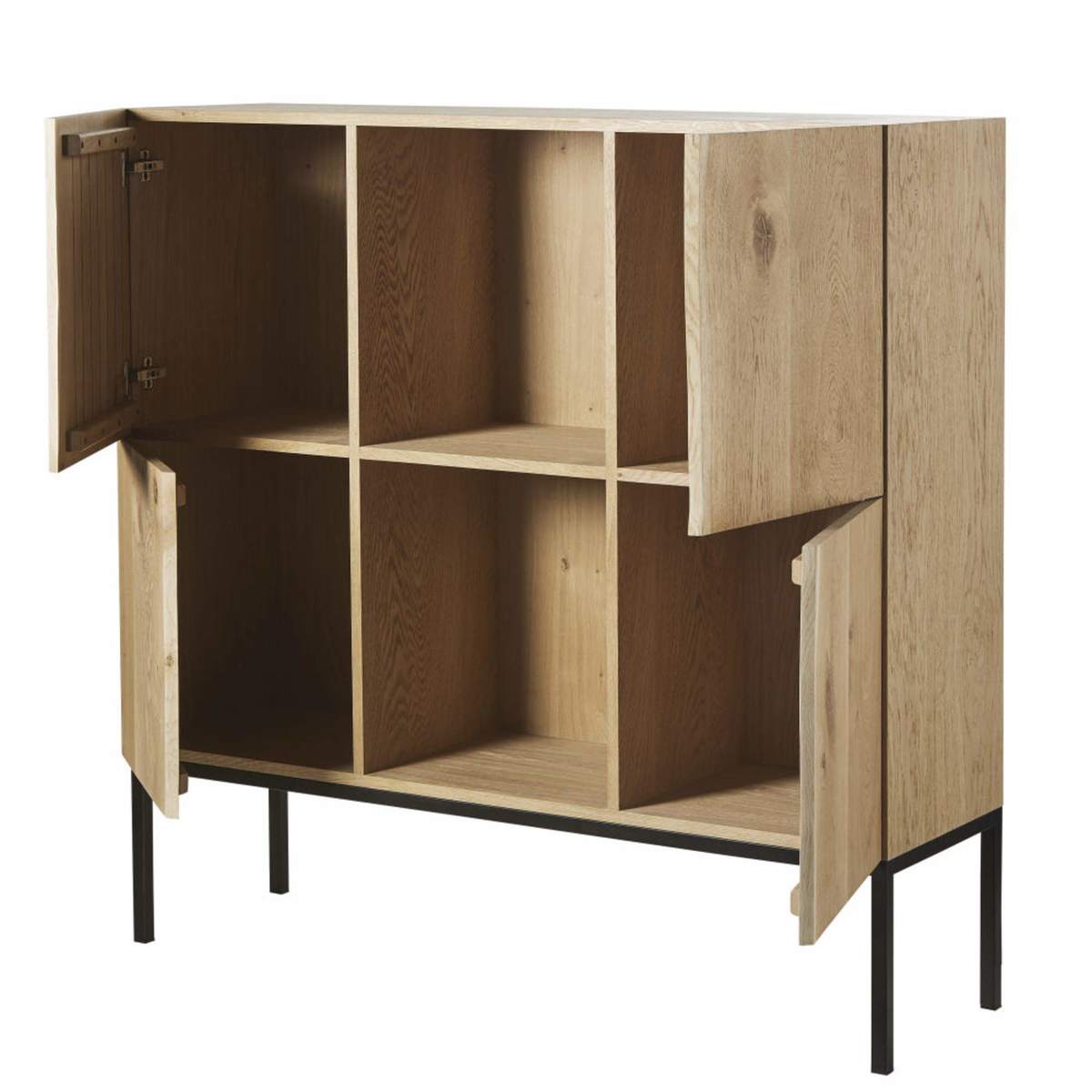 MAGNUS - Solid Oak 4-Door Tall Sideboard – image 4