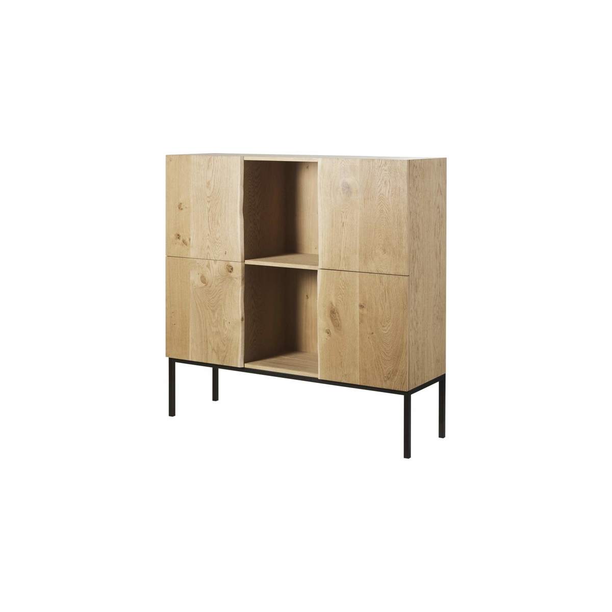 MAGNUS - Solid Oak 4-Door Tall Sideboard – image 2