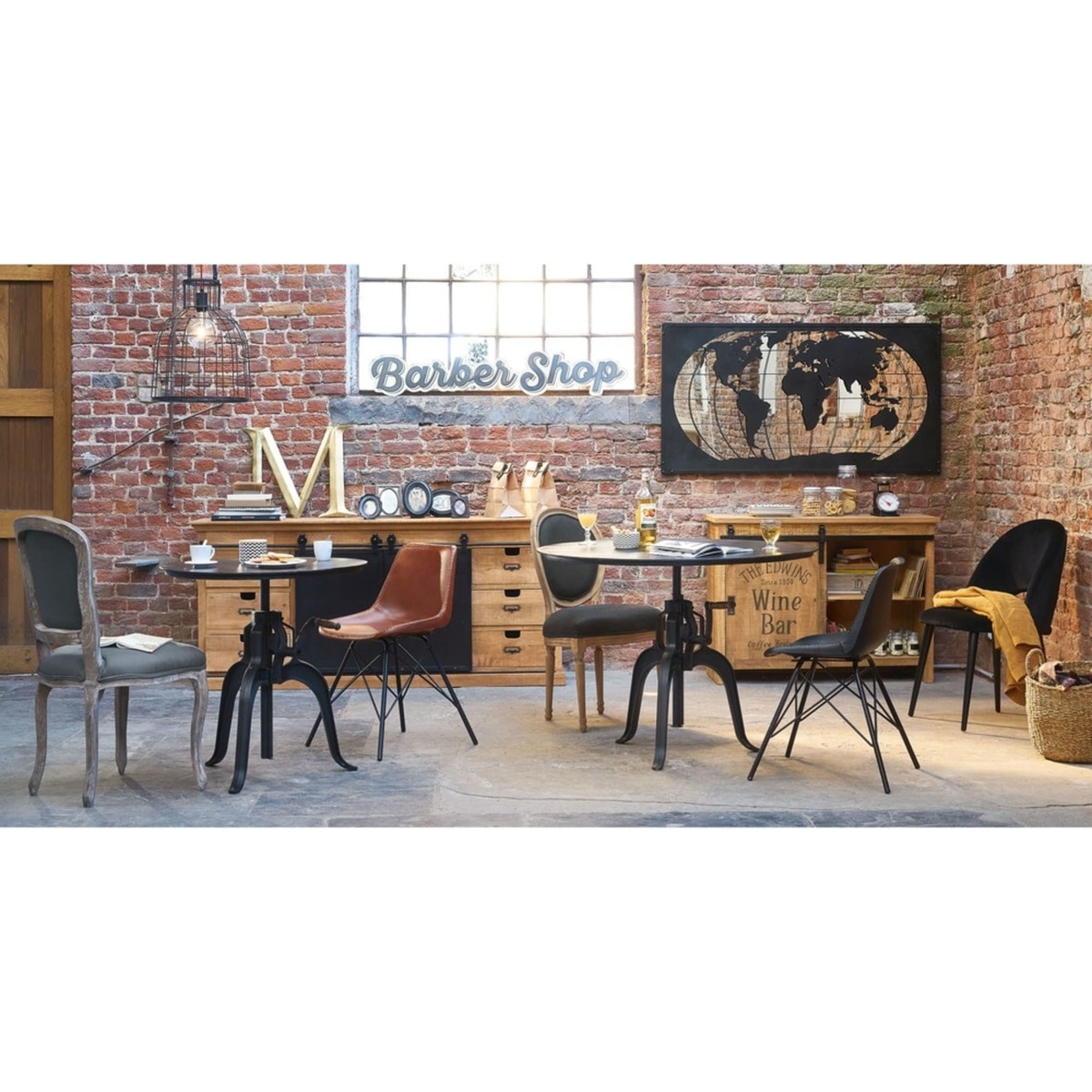 GERMAIN - Mango Wood 1-Door 4-Drawer Sideboard – image 8