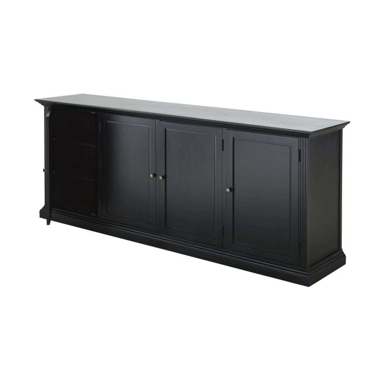 CAMBRONNE - Black 4-Door Sideboard – image 3