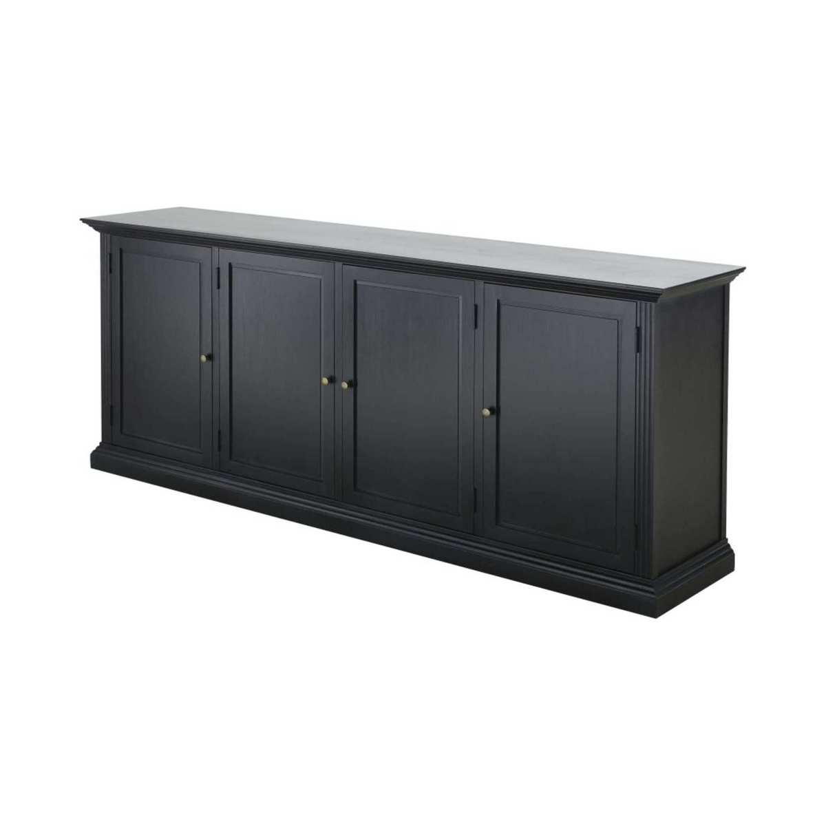CAMBRONNE - Black 4-Door Sideboard – image 2