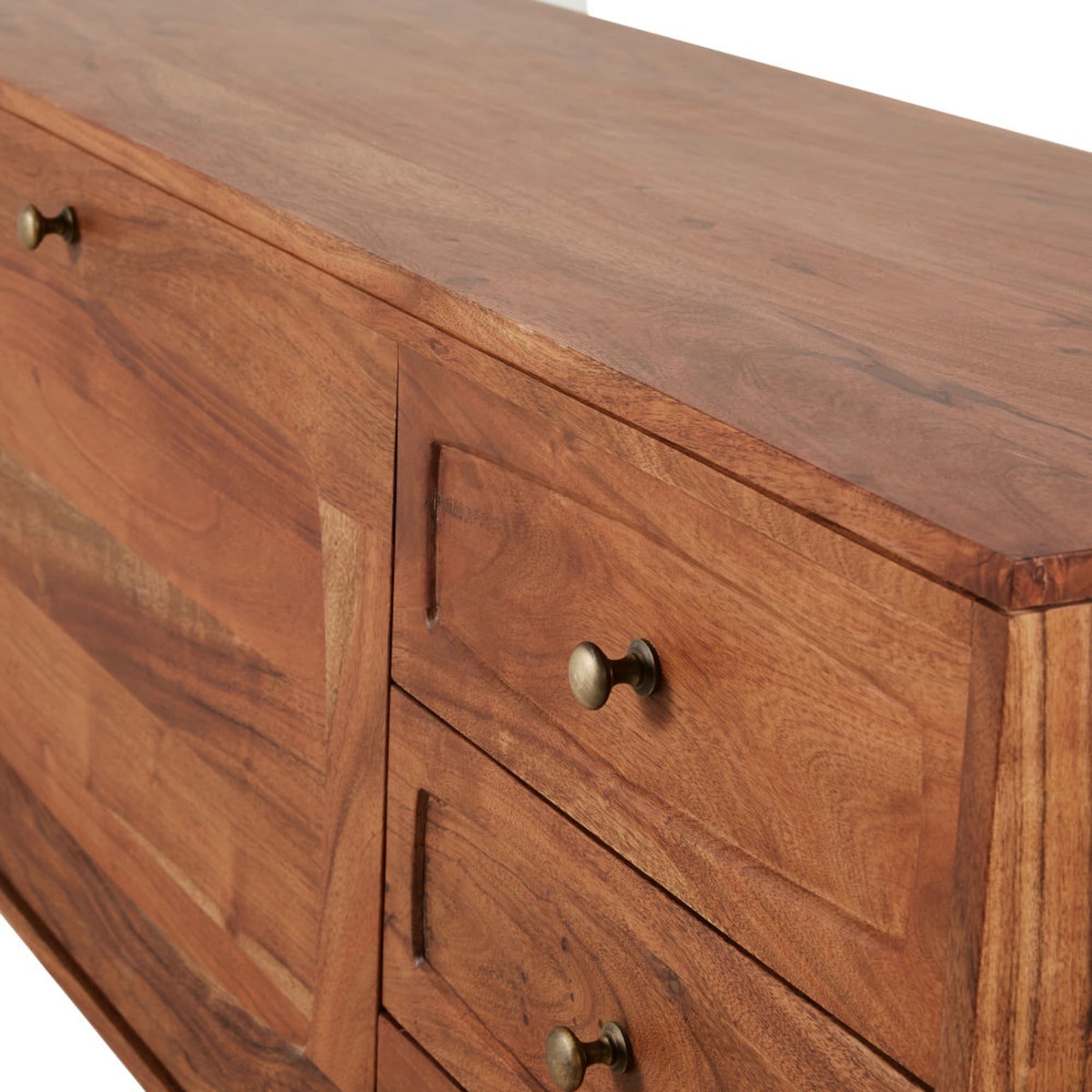 Solid Acacia 1-Door 6-Drawer Sideboard Tony – image 3