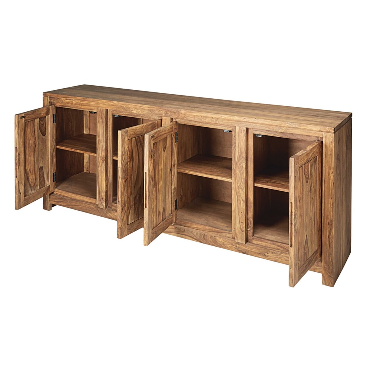 STOCKHOLM - Solid Sheesham Wood 4-Door Sideboard – image 3