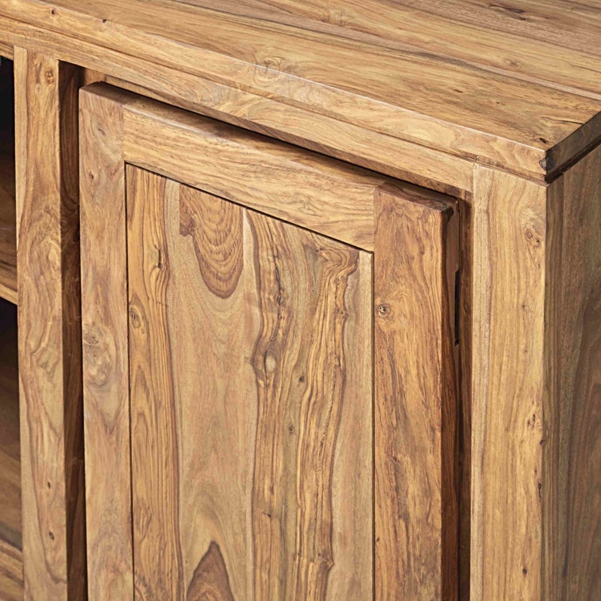 STOCKHOLM - Solid Sheesham Wood 4-Door Sideboard – image 5