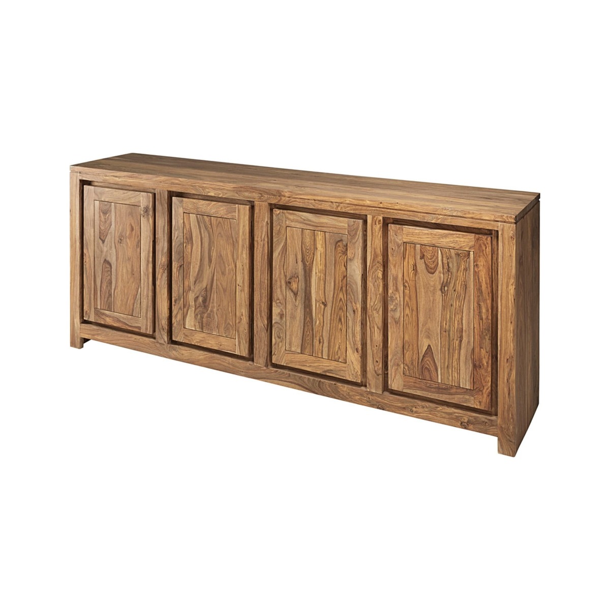 STOCKHOLM - Solid Sheesham Wood 4-Door Sideboard – image 2