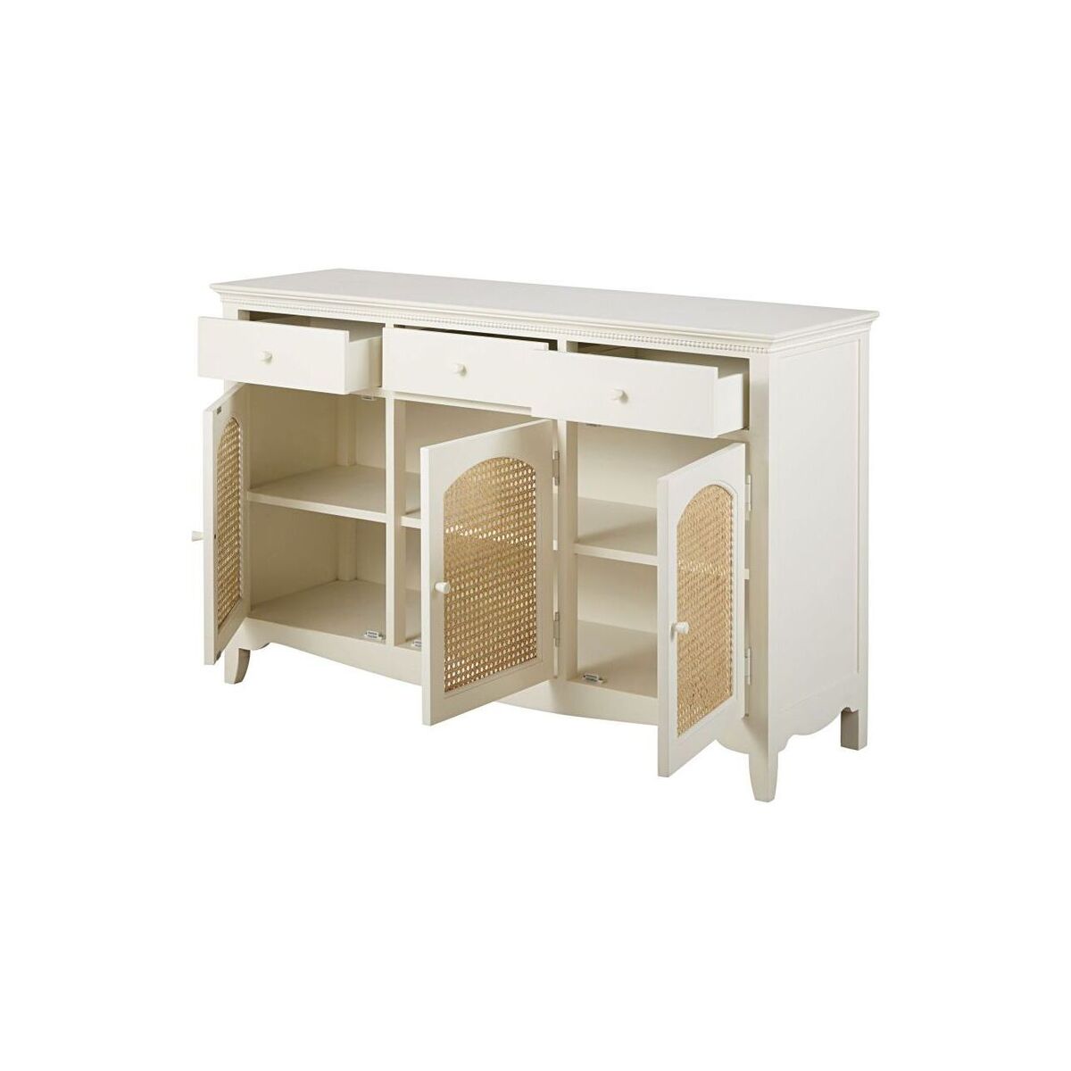 Off-white sideboard with 3 doors and 3 drawers – image 2