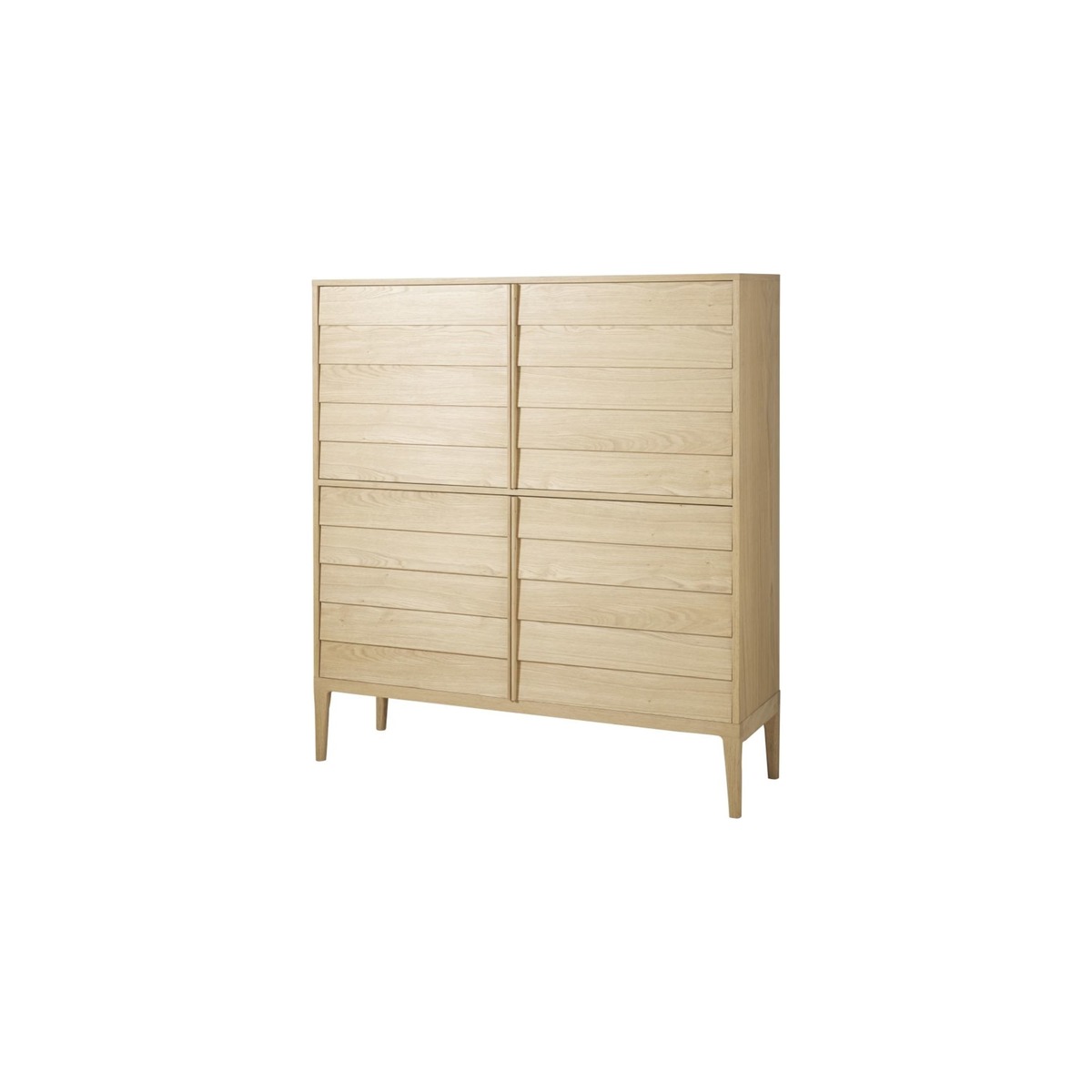 SAND - 4-Door Tall Sideboard with Solid Oak Legs – image 2