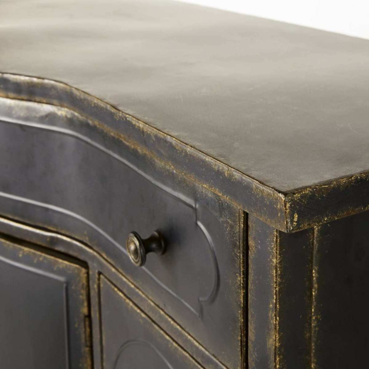 ALIENOR - Black Metal 4-Door 2-Drawer Sideboard – image 7