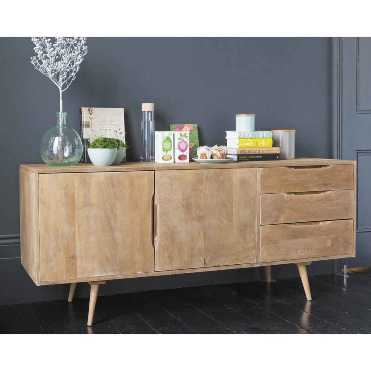 TROCADERO - Mango wood vintage long sideboard – image 3