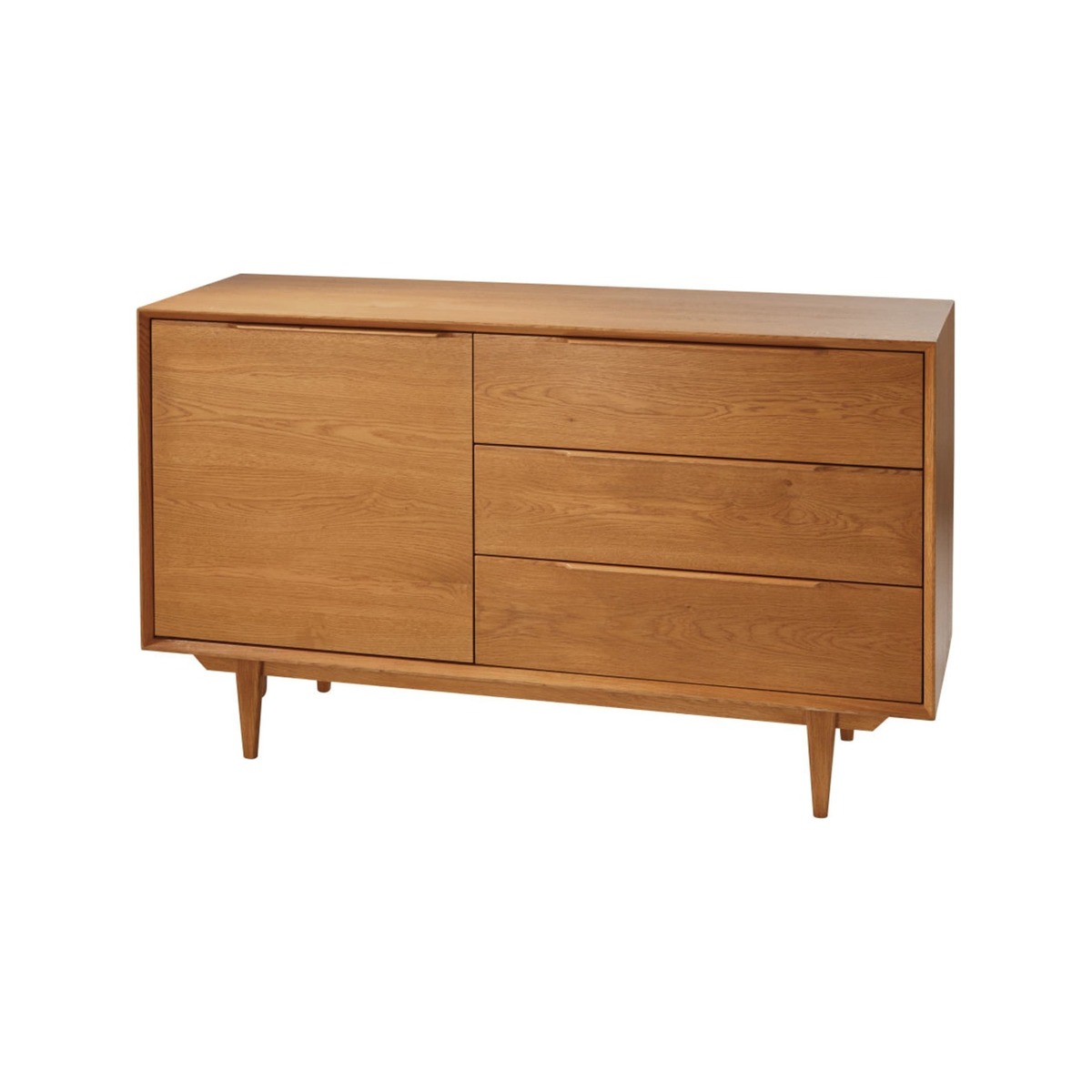 PORTOBELLO - French Solid Oak Scandinavian-Style Sideboard – image 2