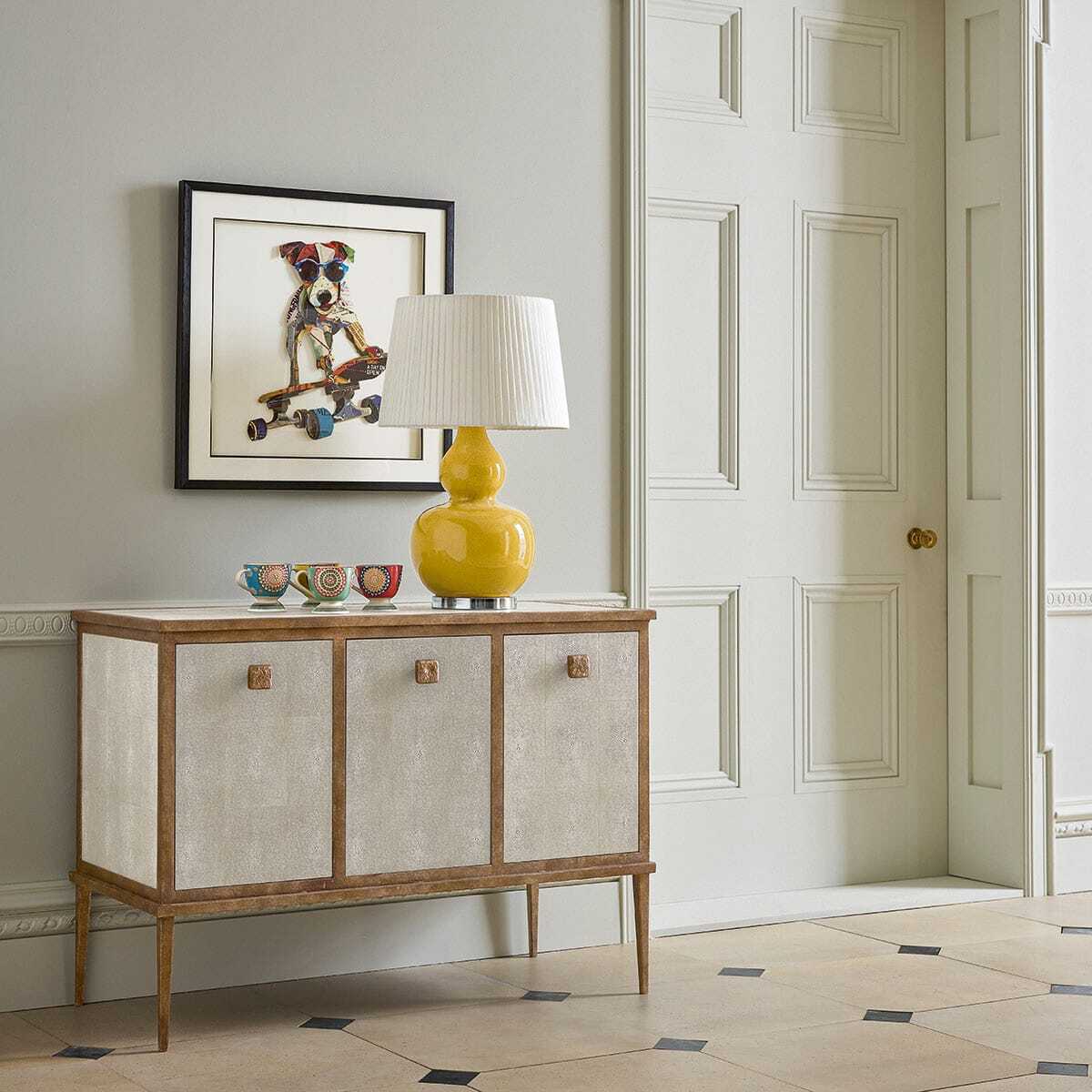 Dalu Faux Shagreen Sideboard - Taupe – image 6
