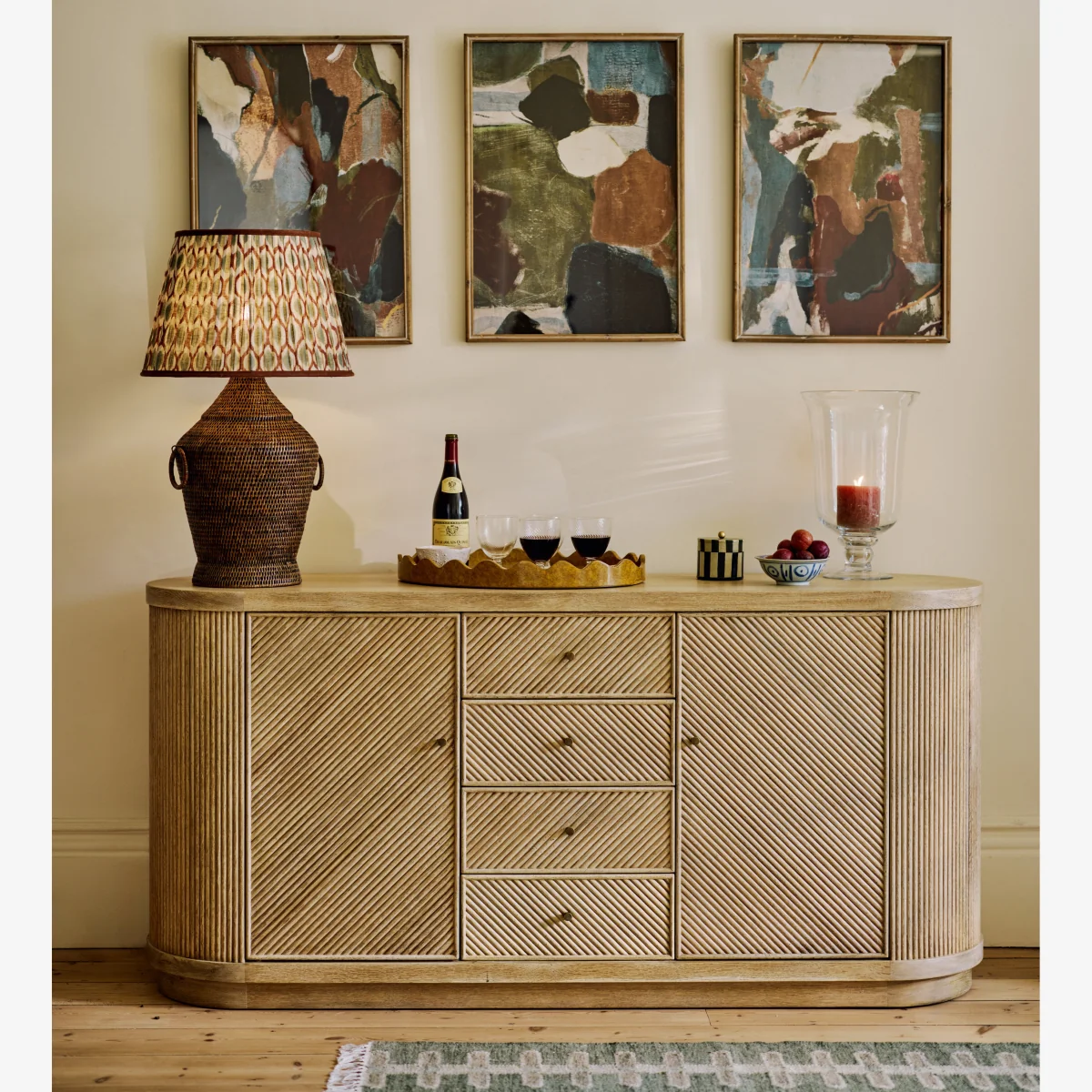 OKA, Arundo Sideboard - Weathered Oak, Sideboard – image 1