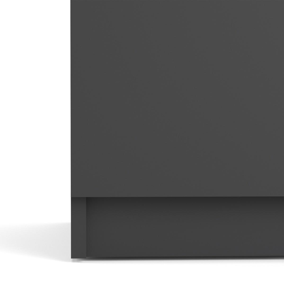 Naya Matt Black 1 Drawer 2 Door Sideboard – image 6