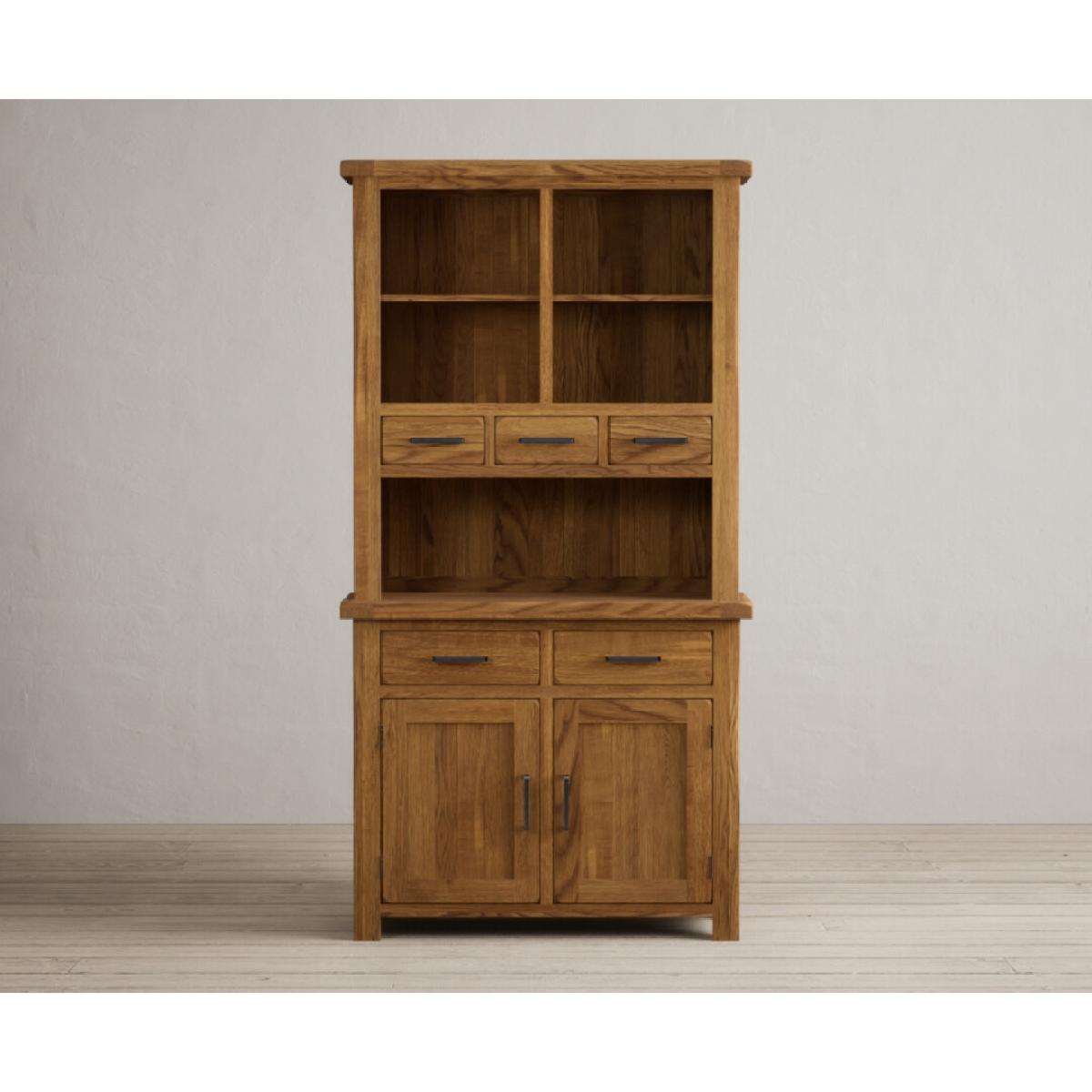 Harrogate Rustic Solid Oak Small Dresser – image 4