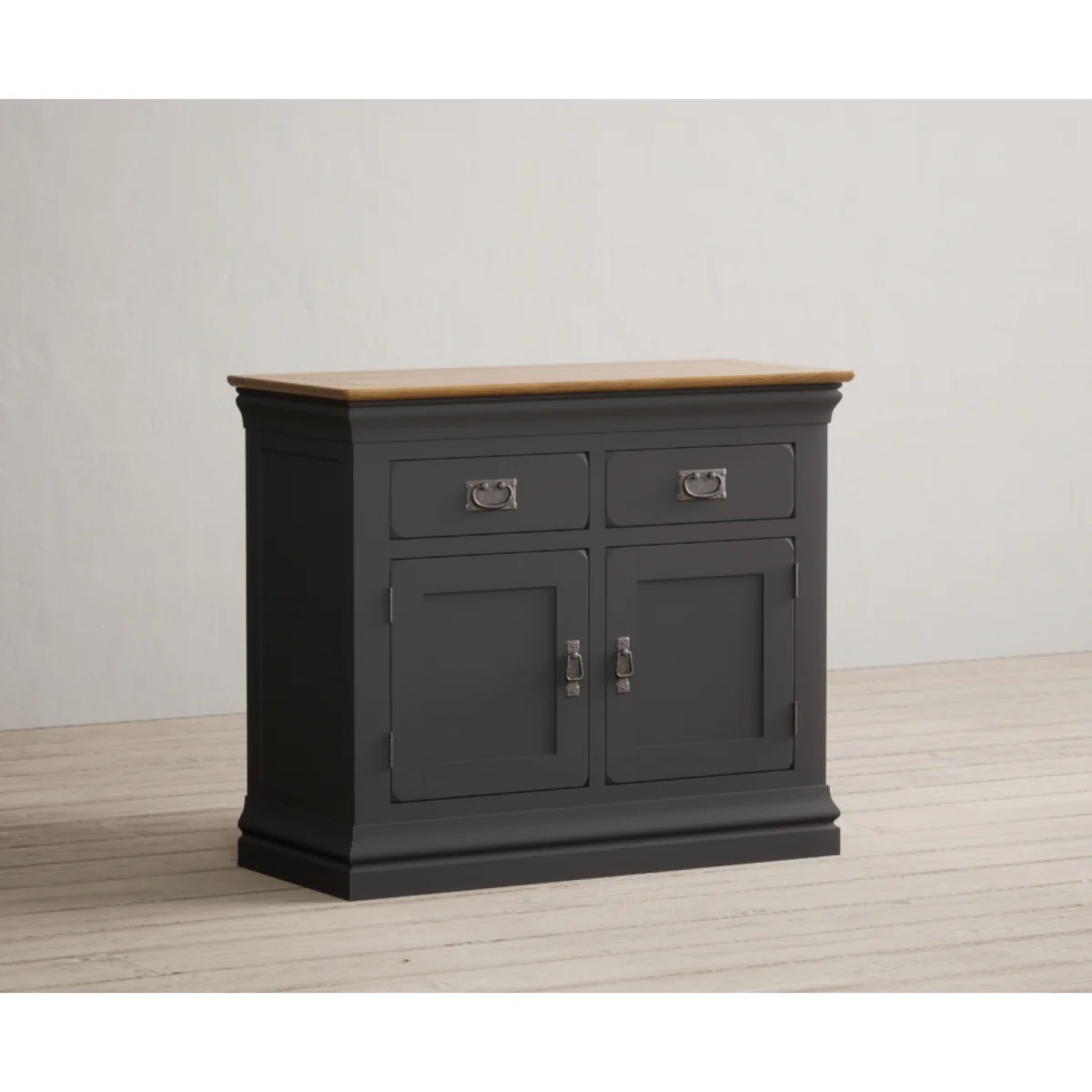 Charwood Oak and Charcoal Painted Small Sideboard – image 3