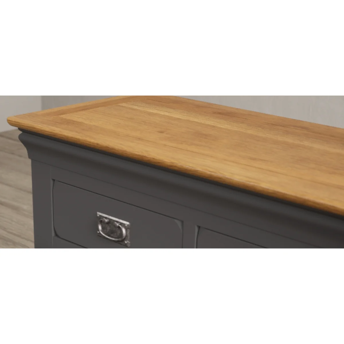 Charwood Oak and Charcoal Painted Small Sideboard – image 8