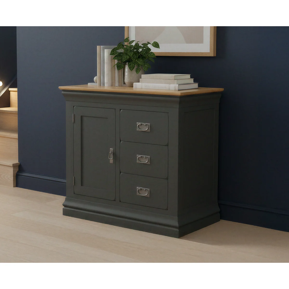 Charwood Oak and Charcoal Painted Hallway Sideboard – image 2