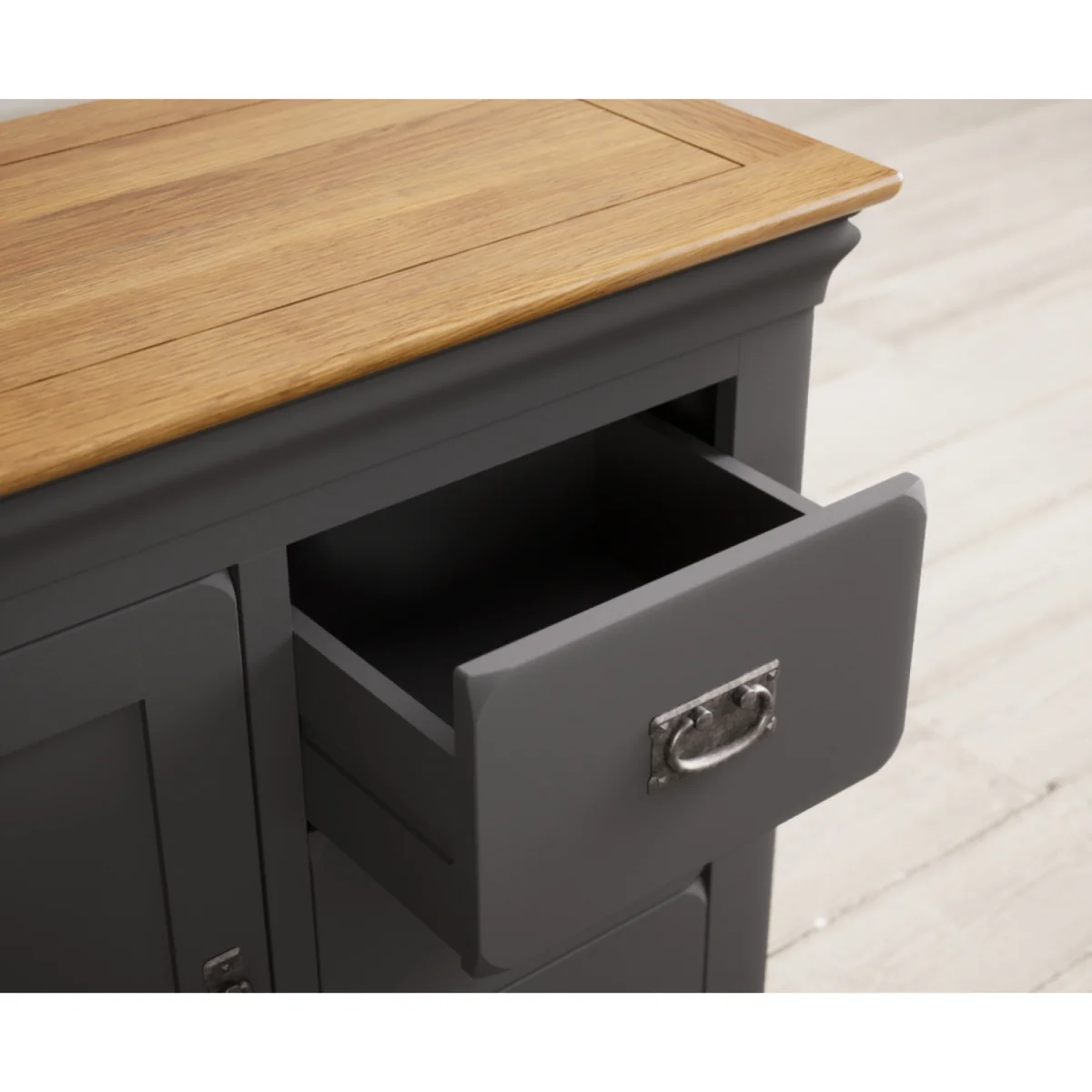 Charwood Oak and Charcoal Painted Hallway Sideboard – image 5