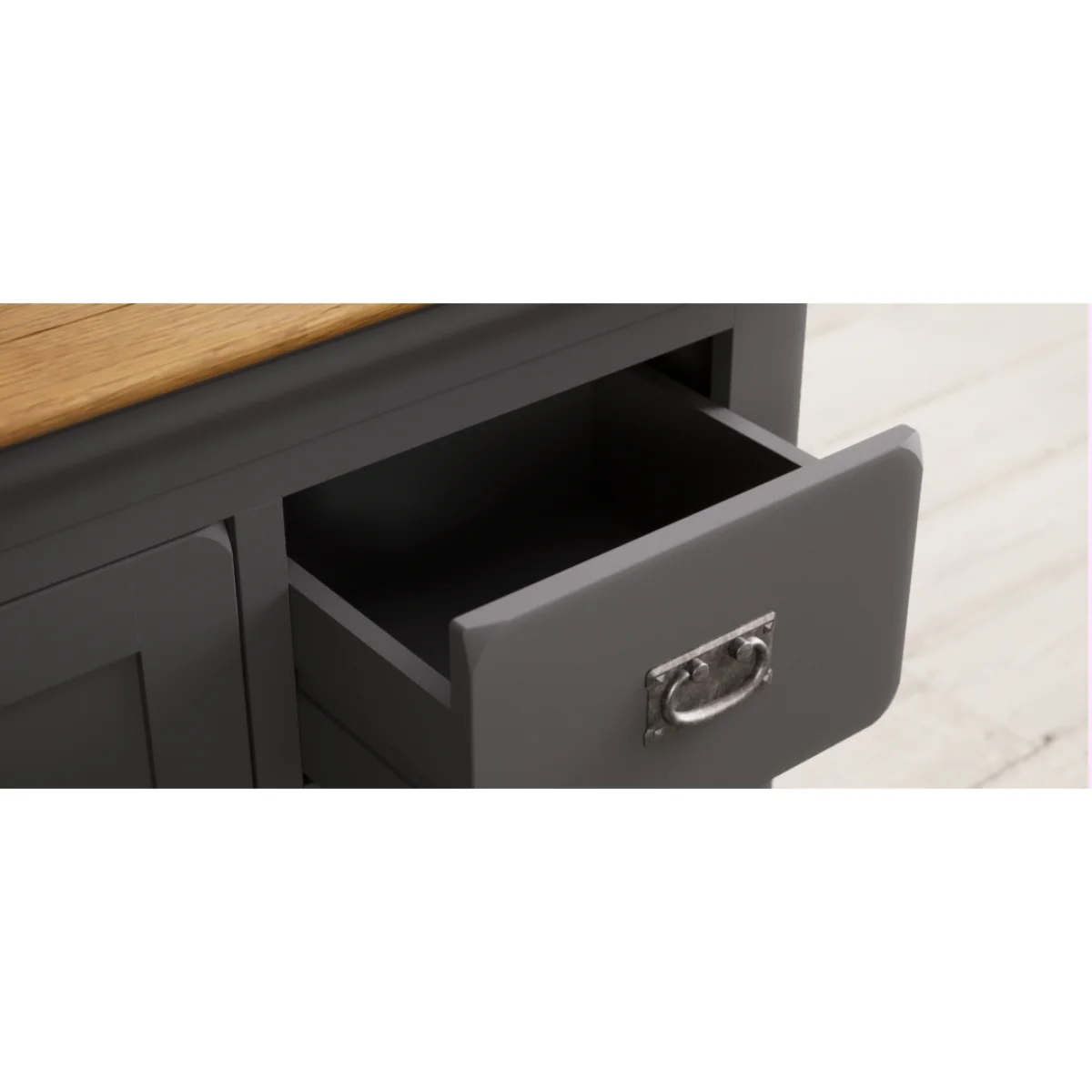 Charwood Oak and Charcoal Painted Hallway Sideboard – image 9