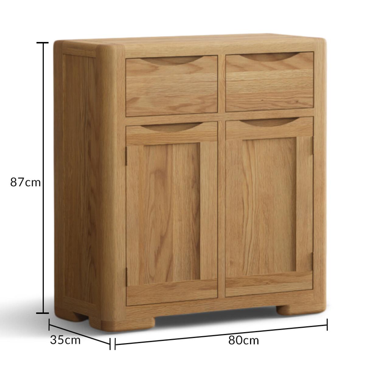 Harper Solid Oak Hallway Sideboard – image 6