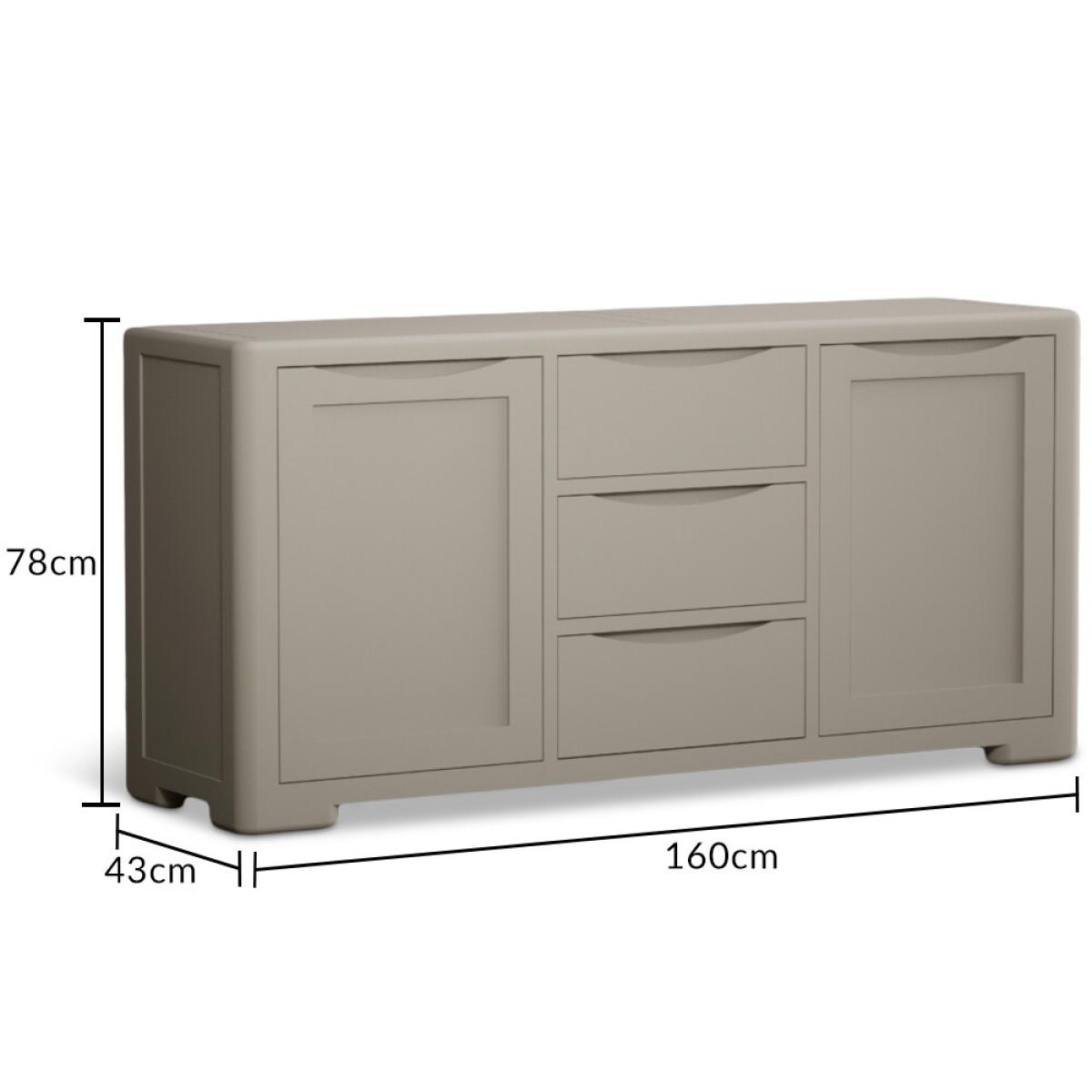 Harper Soft White Painted Extra Large Sideboard – image 6