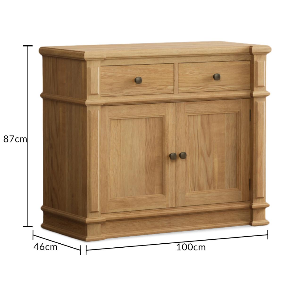 Lawson Solid Oak Small Sideboard – image 7