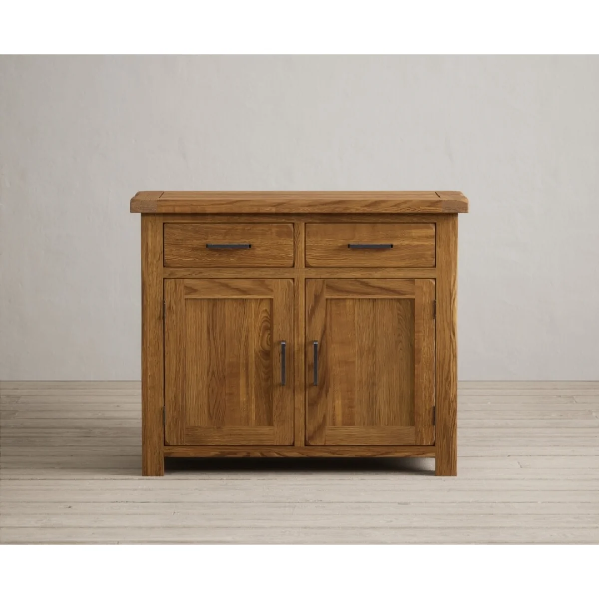 Harrogate Rustic Solid Oak Small Sideboard – image 4