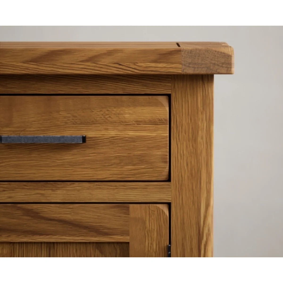 Harrogate Rustic Solid Oak Small Sideboard – image 6