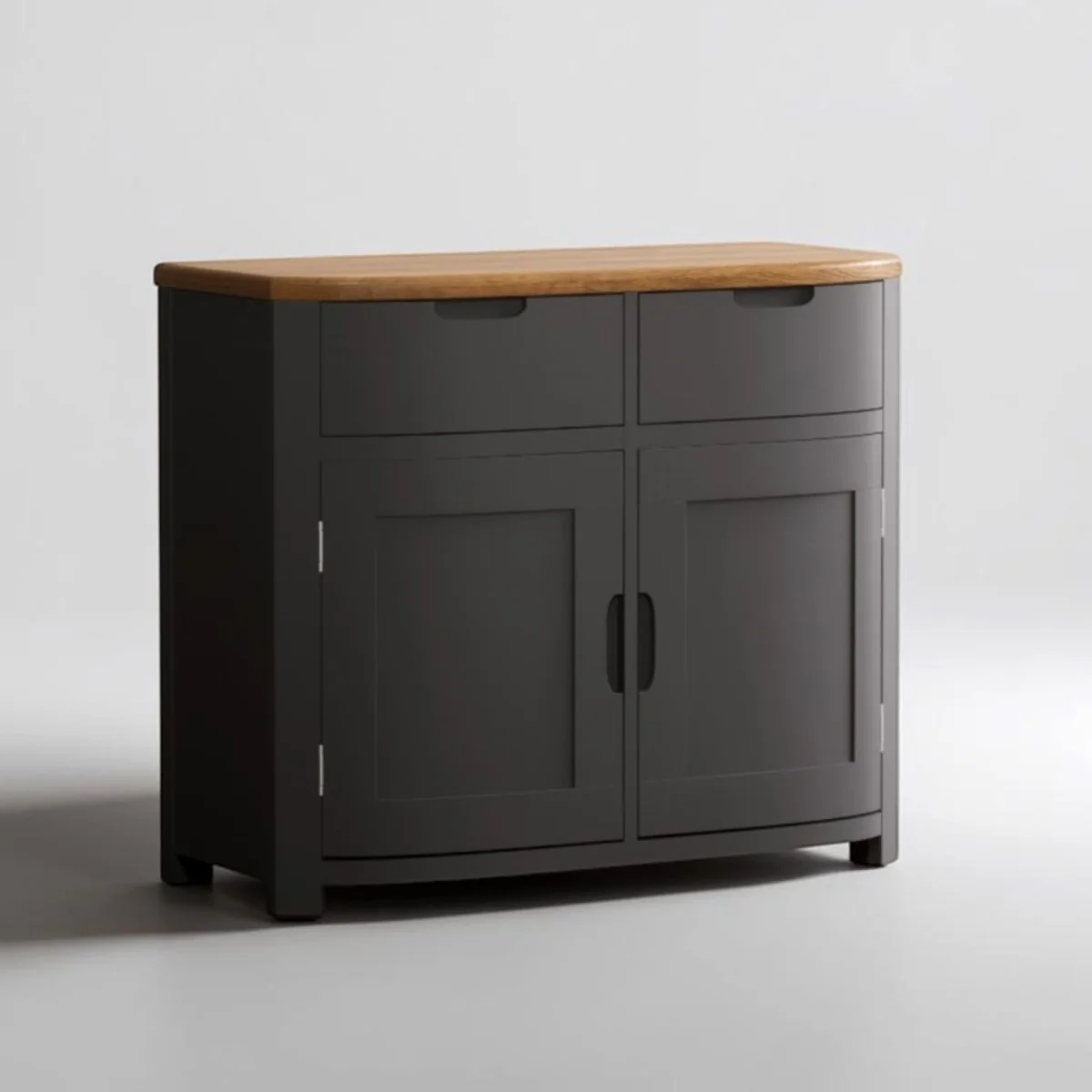 Bradwell Oak and Charcoal Painted Small Sideboard – image 3