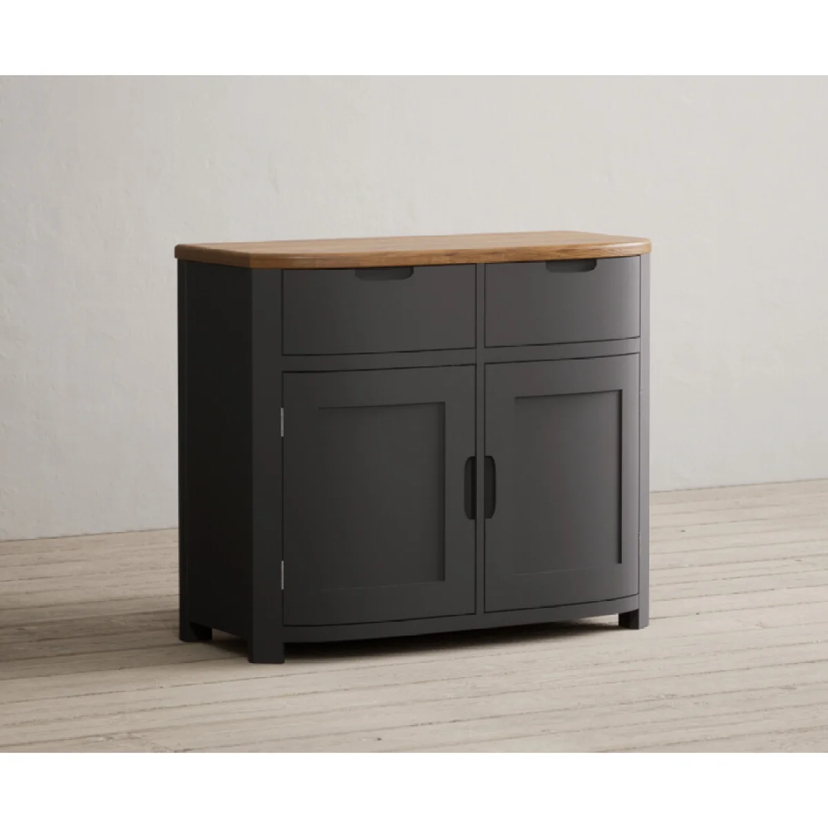 Bradwell Oak and Charcoal Painted Small Sideboard – image 6