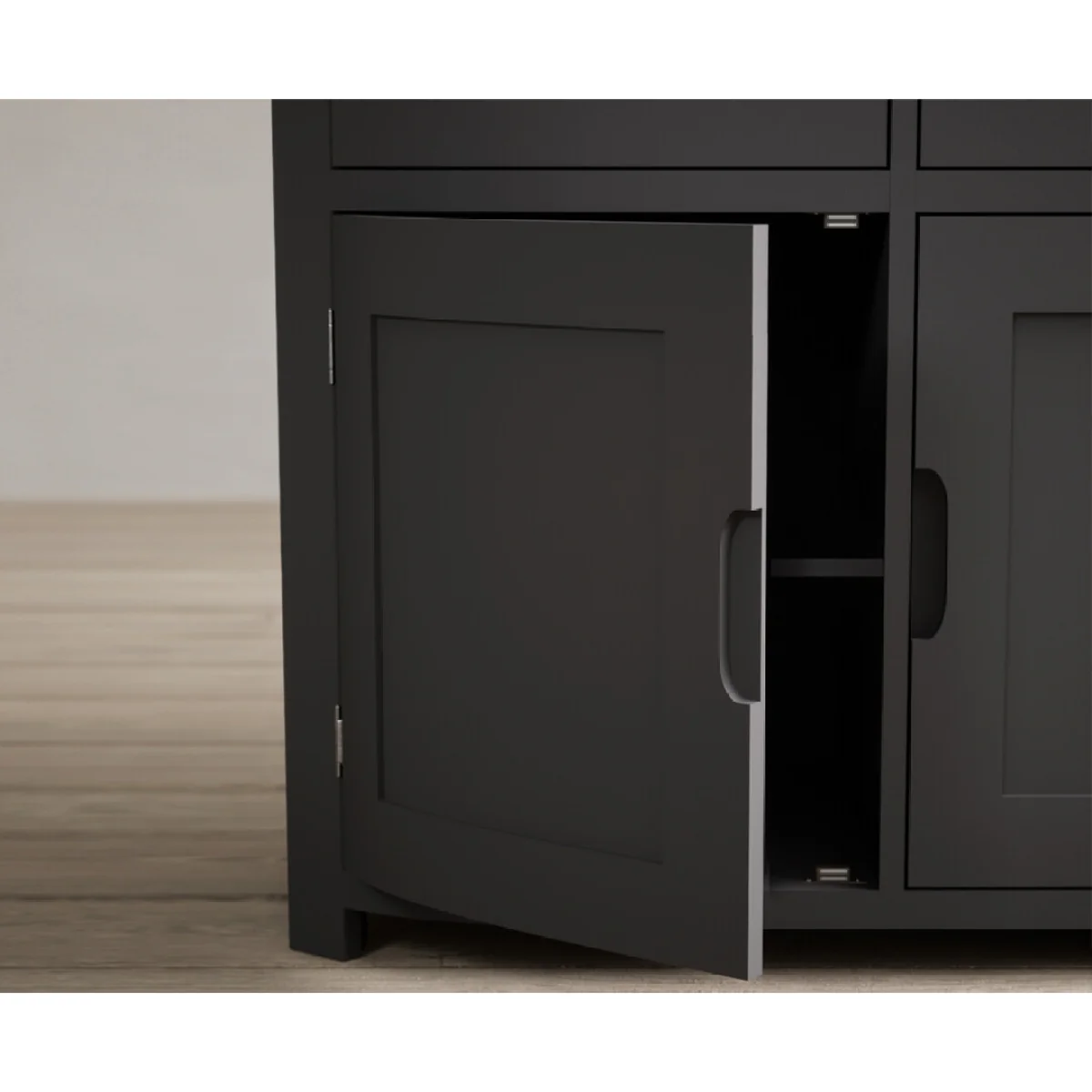 Bradwell Oak and Charcoal Painted Small Sideboard – image 8