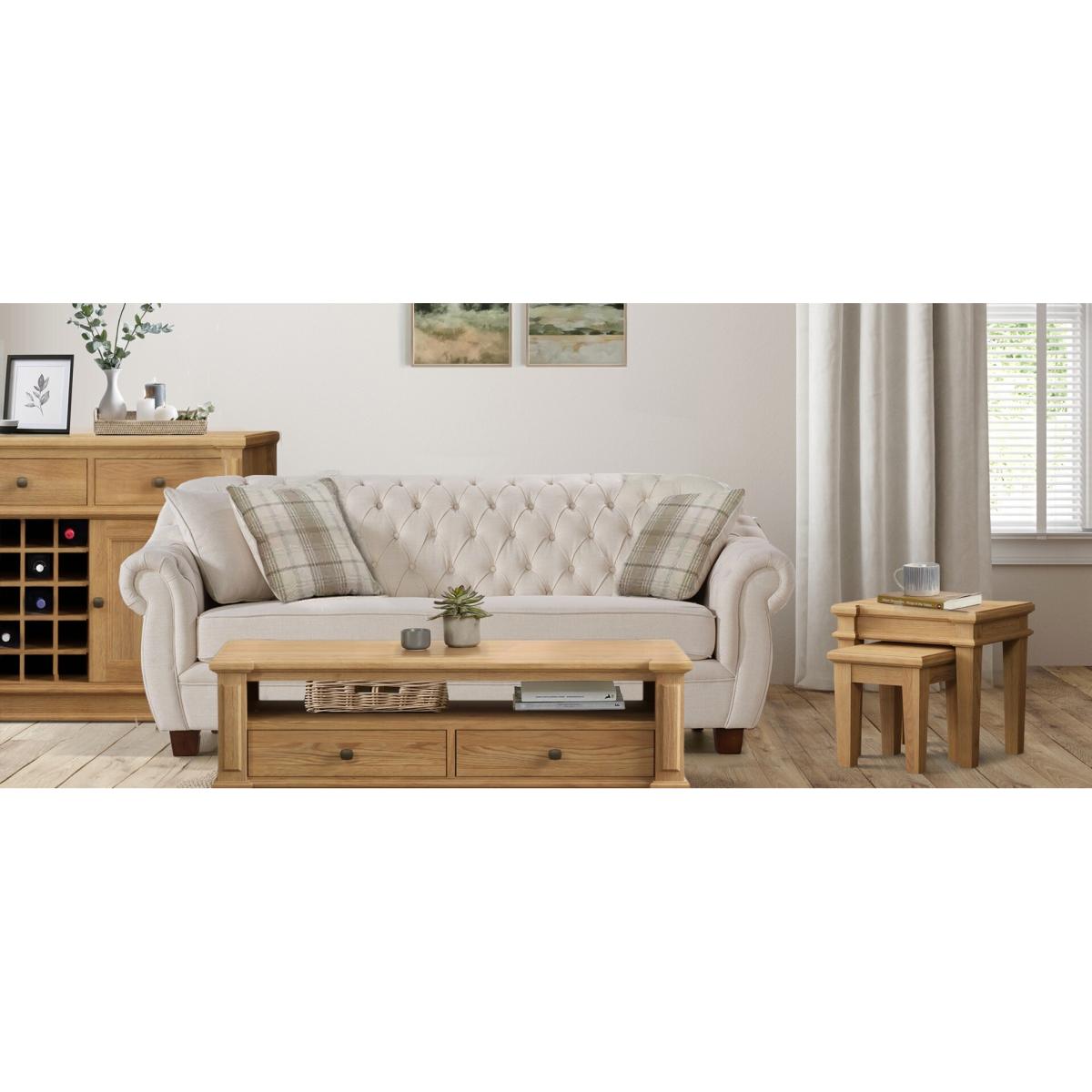 Lawson Solid Oak Large Sideboard – image 10