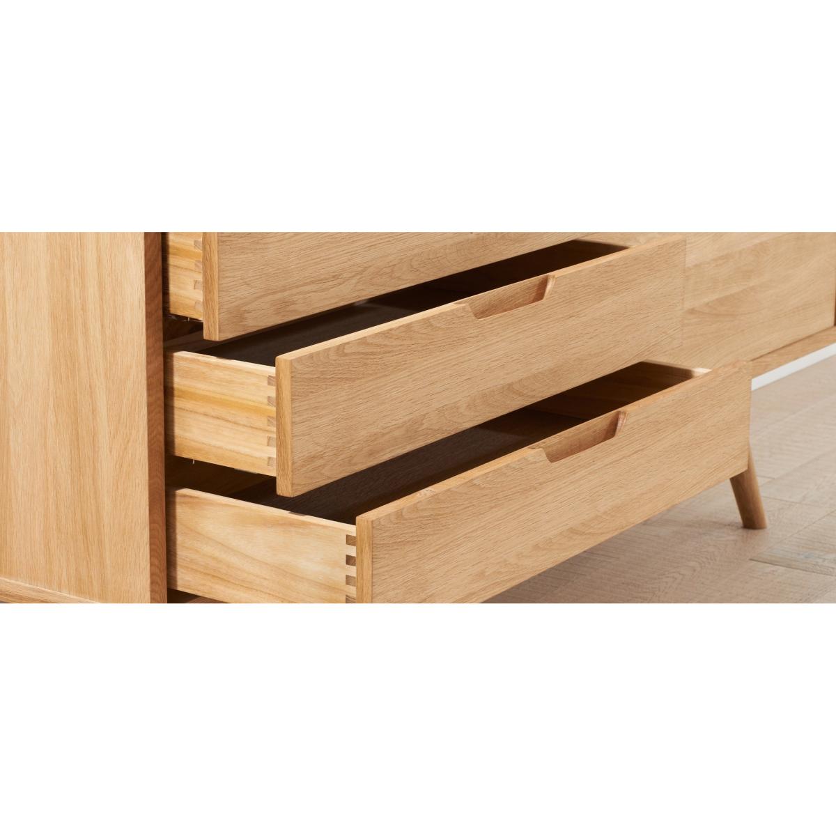 Ruben Retro Oak Sideboard – image 9
