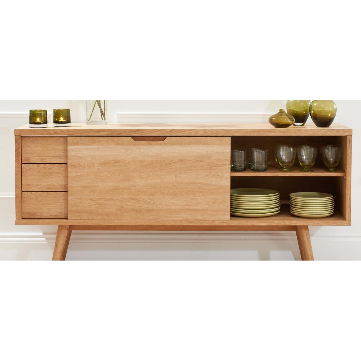Ruben Retro Oak Sideboard – image 10
