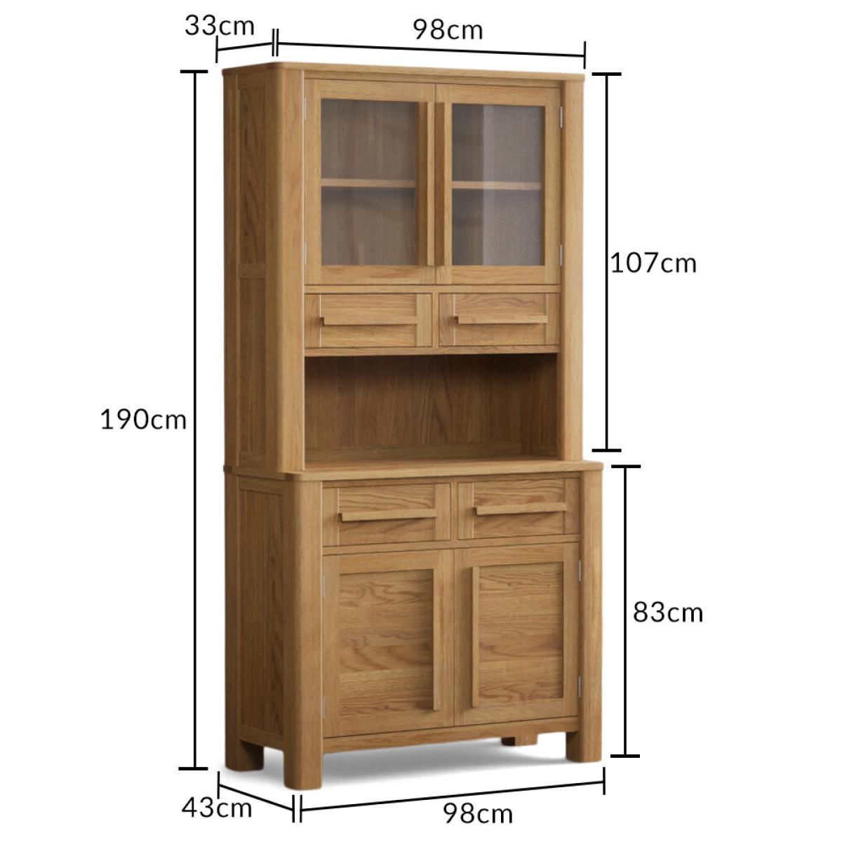 Eclipse Solid Oak Small Dresser – image 9