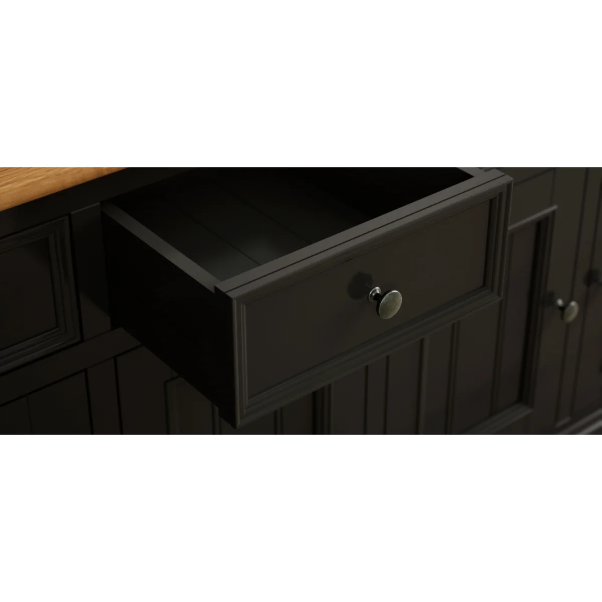 Charlton Oak and Black Painted Extra Large Sideboard – image 12