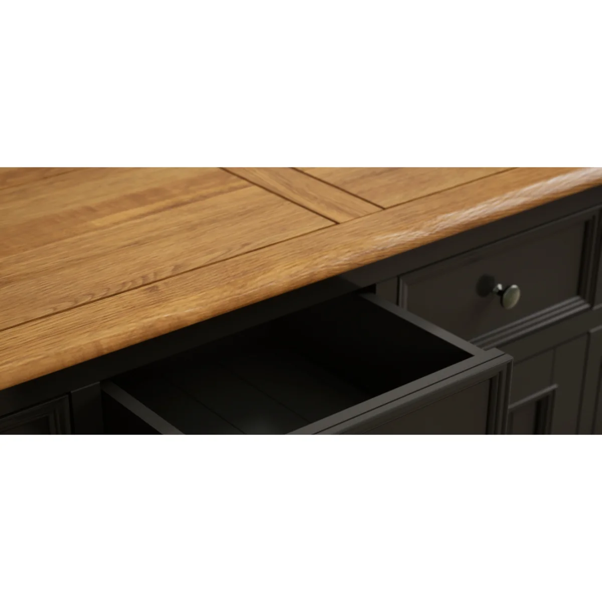 Charlton Oak and Black Painted Extra Large Sideboard – image 10