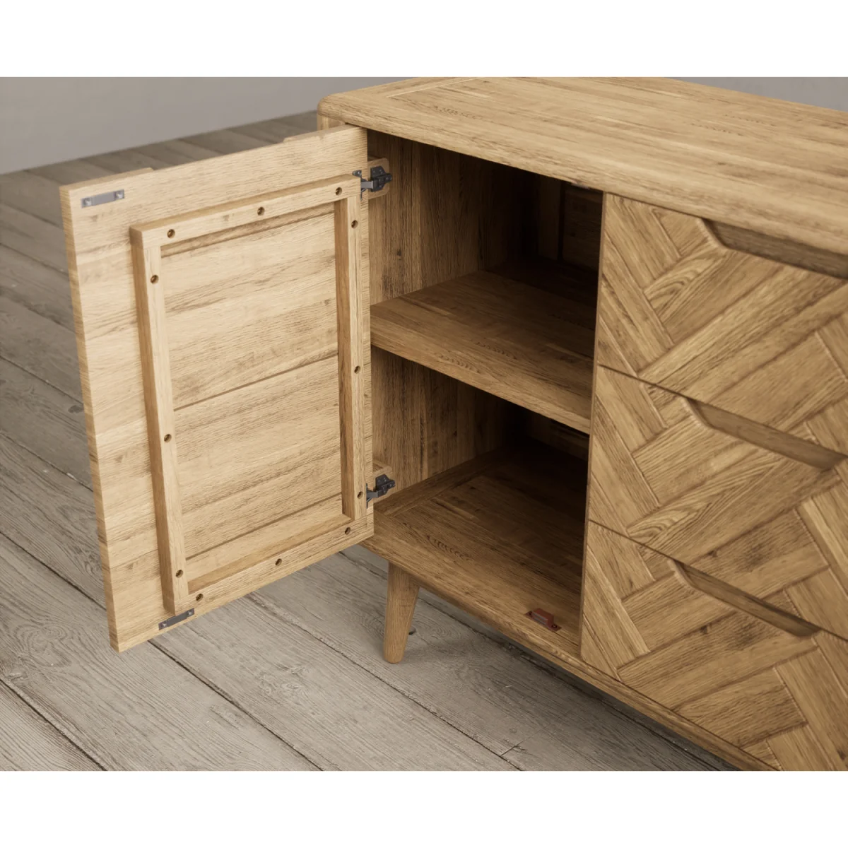 Parven Solid Oak Large Sideboard – image 6