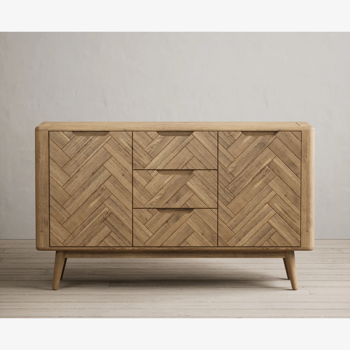 Parven Solid Oak Large Sideboard – image 1