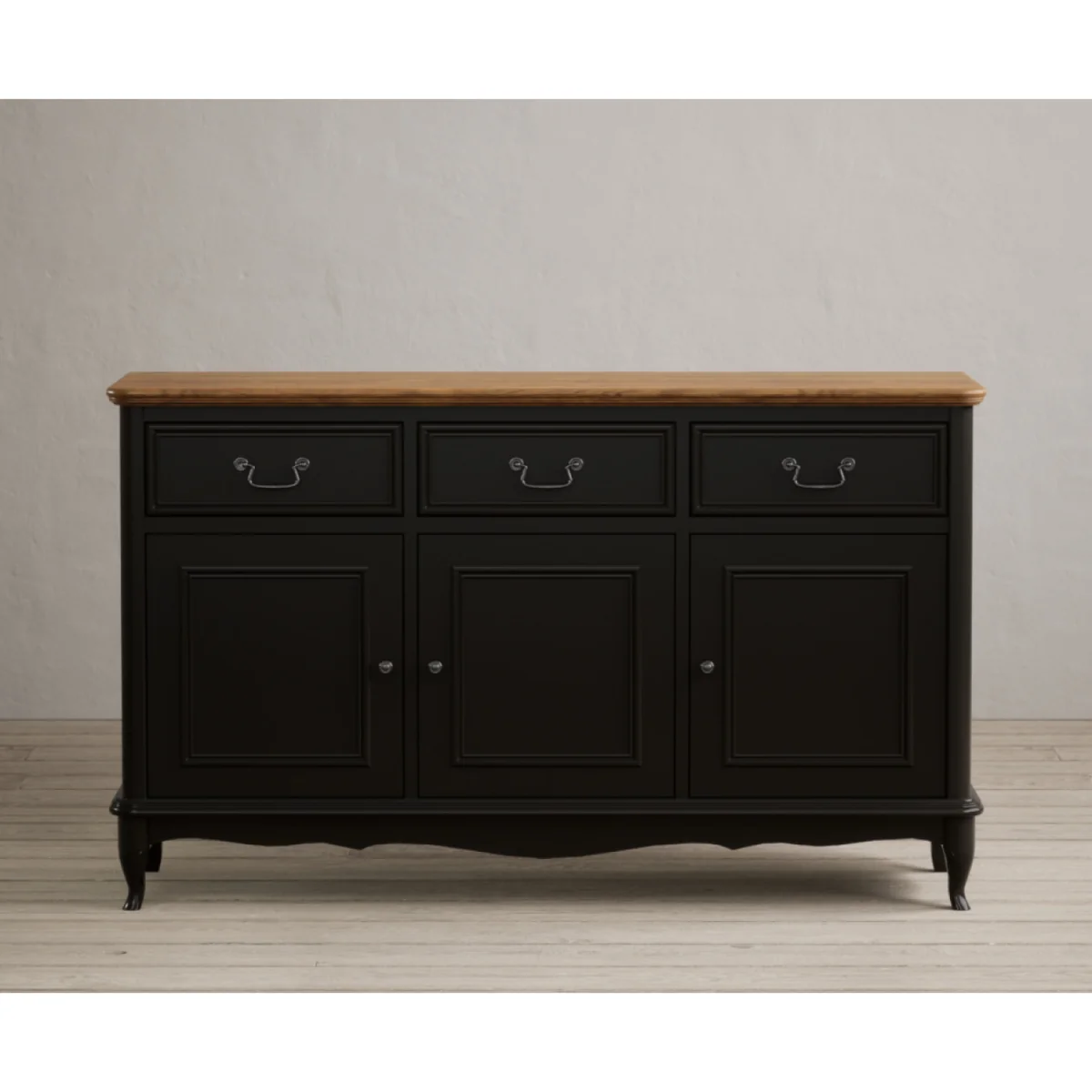 Chateau Noir Oak and Black Painted Large Sideboard – image 5