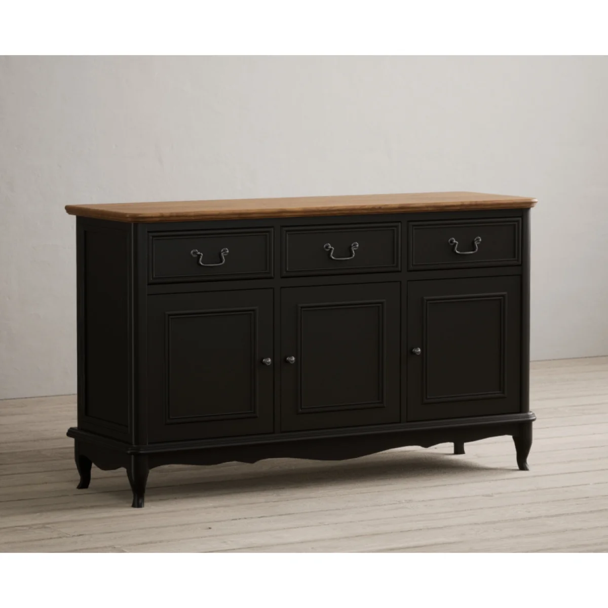 Chateau Noir Oak and Black Painted Large Sideboard – image 6