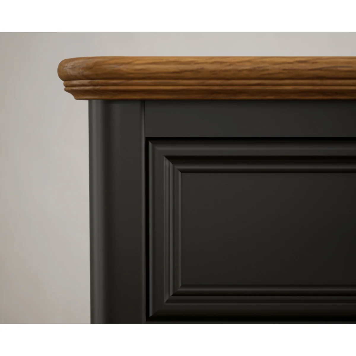 Chateau Noir Oak and Black Painted Large Sideboard – image 10